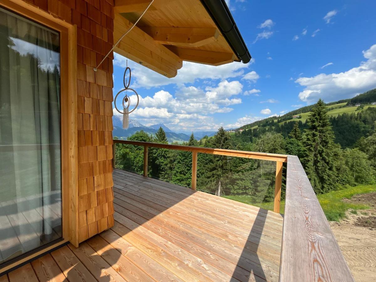 Hoeflehner Premium Eco Lodge Haus im Ennstal Buitenkant foto